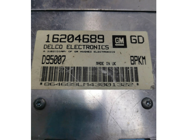 Řídící jednotka 16204689, D95007 Opel Corsa B 1999