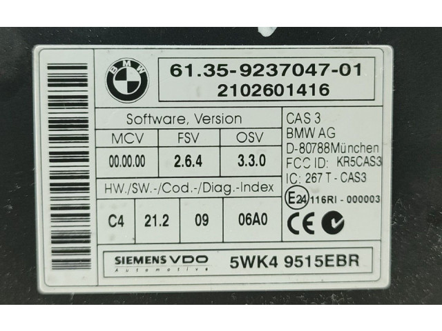 Řídící jednotka 6135923704701, 2102601416 BMW X1 E84 2010