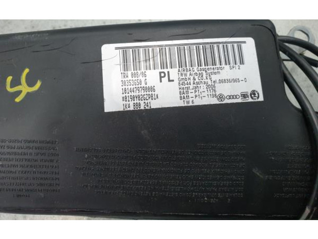 Подушка безопасности в сиденье 1K4880241, 0190Y02GZP81 Volkswagen Golf Plus