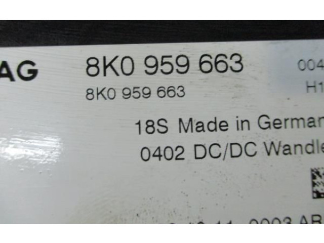 Блок управления 8K0959663, TENSAO Audi A1