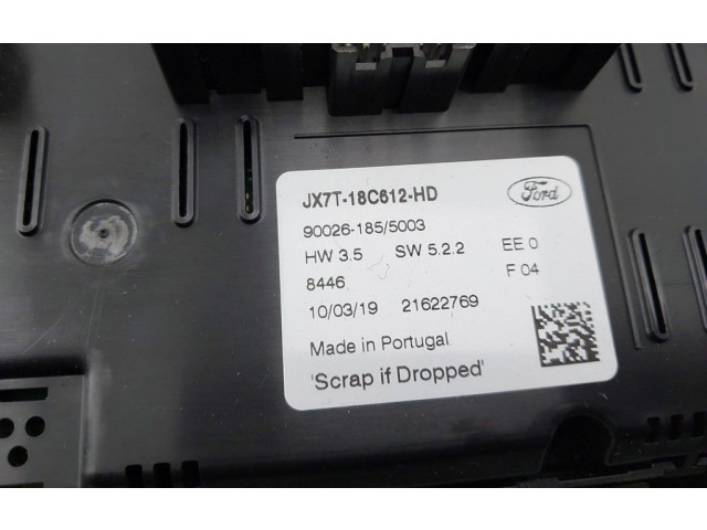Блок управления климат-контролем JX7T18C612HD, JX7T18C612HC   Ford Focus
