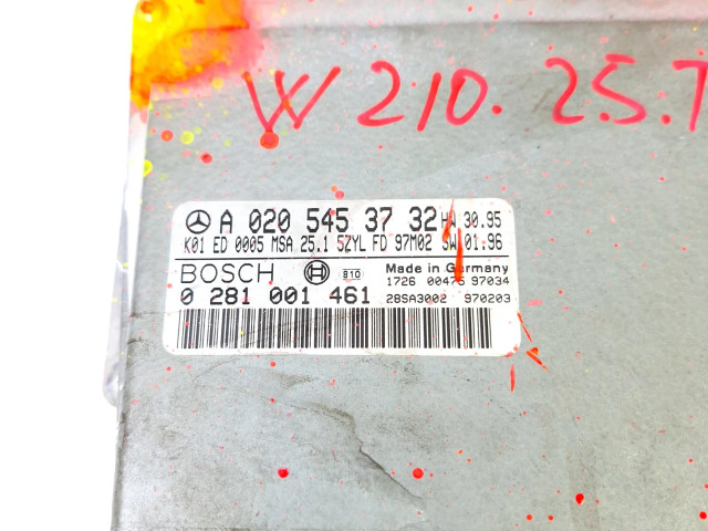 Řídící jednotka A0205453732, 0205453732 Mercedes-Benz E W210 1995