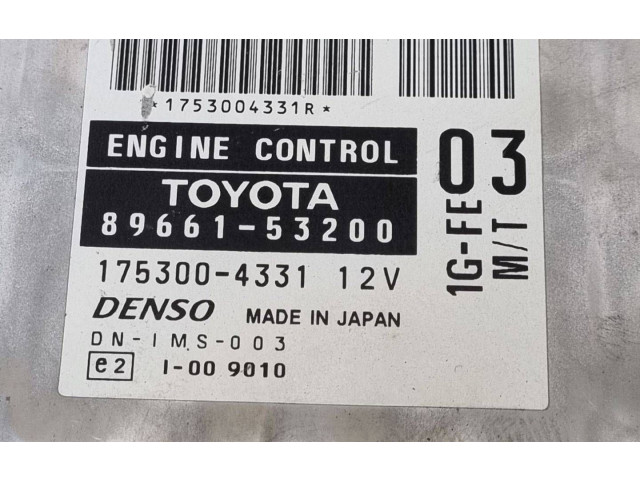 Блок управления двигателем Блок управления 175300-4331, 89661-53200 Lexus IS 200-300