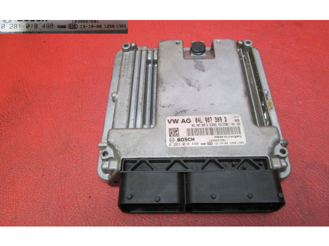 Блок управления двигателя 0281018498, 04L907309D   Audi A3 S3 8V