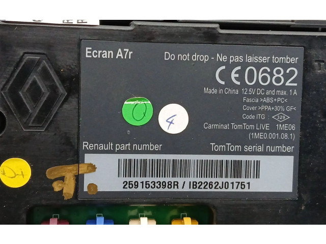 Дисплей 259153398r Renault Scenic III - Grand scenic III