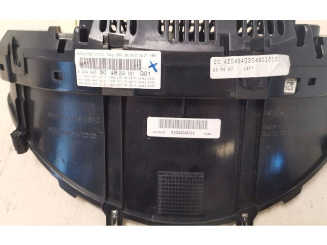 Přístrojová deska Mercedes-Benz C W204 2007 A2045403048, A2045403048