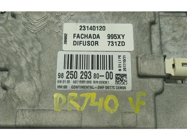 Дисплей 9825029380, 9825029380 Citroen C4 Cactus