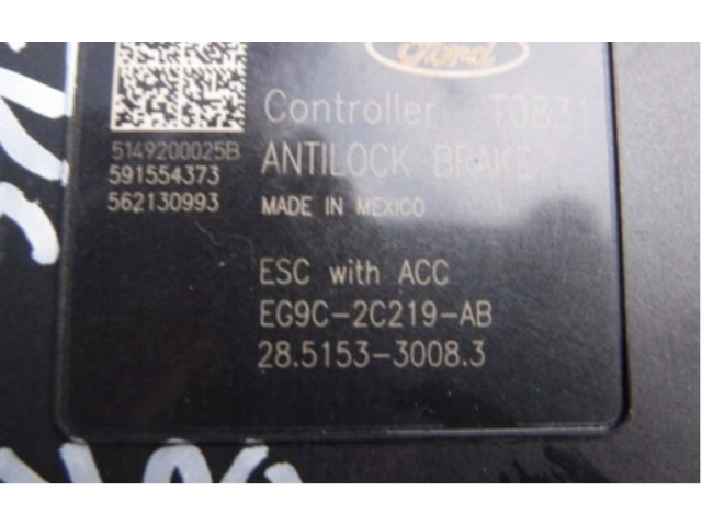 Блок АБС eg9c2c405ad, 2C219 Ford Fusion II 2013 - - года