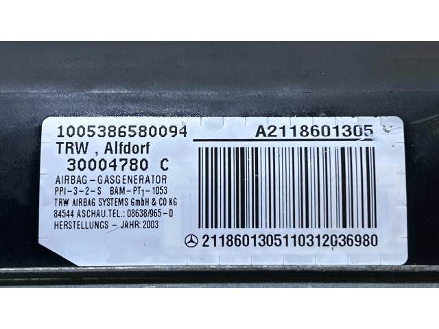 Подушка безопасности пассажира A2118601305, 30004780C   Mercedes-Benz E W211