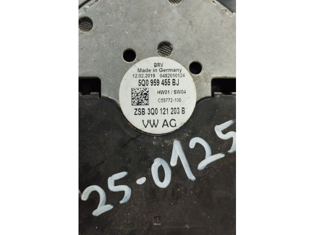 Вентилятор печки 5Q0959455BJ, 3Q0121203B Volkswagen Golf VII