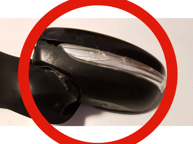 Зеркало электрическое левое Citroen C3 Aircross 2017- года