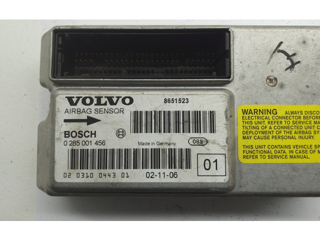 Блок подушек безопасности 8651523, 0285001456 Volvo S60