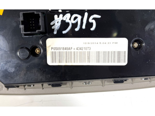 Блок управления климат-контролем P05091849AF, P05091849AF Jeep Grand Cherokee