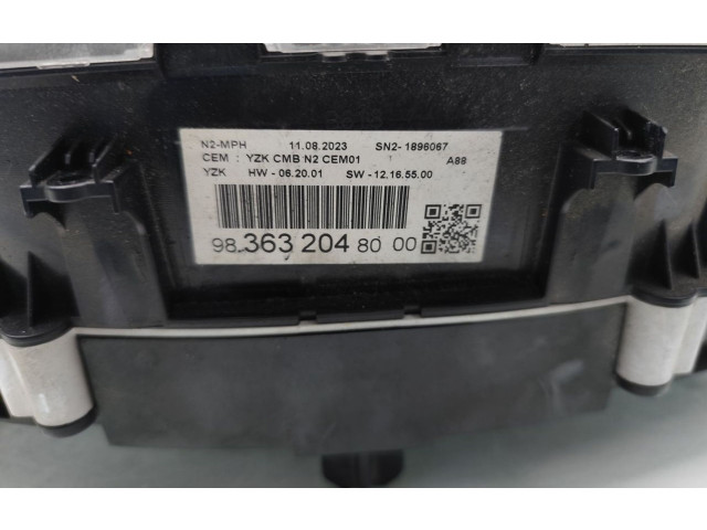 Панель приборов 9836320480, 1896067   Citroen C3 Aircross       