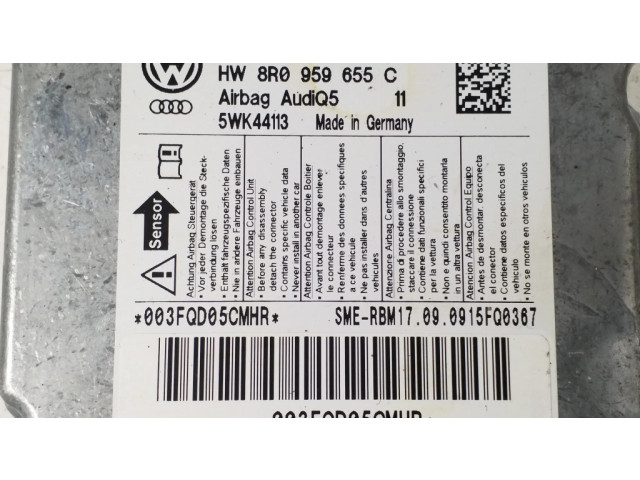 Блок подушек безопасности 8R0959655C Audi Q5 SQ5