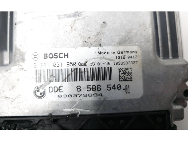 Řídící jednotka 8586540, 030379894 BMW 5 F10 F11 2016