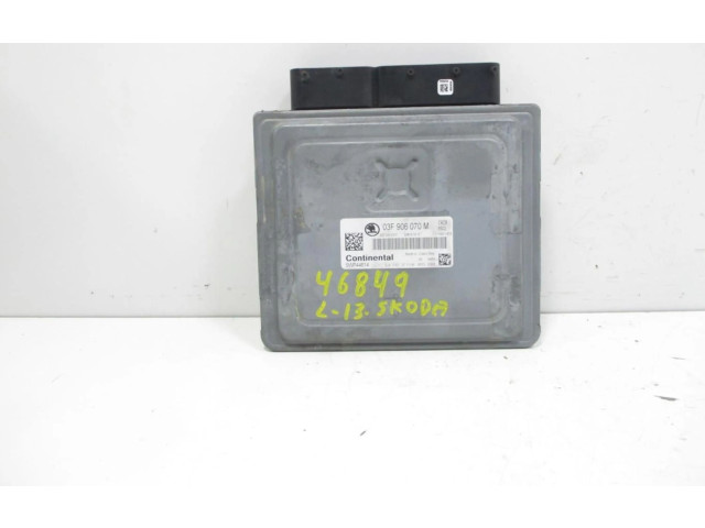 Блок управления двигателем Блок управления 03F906070M   Skoda Yeti (5L)