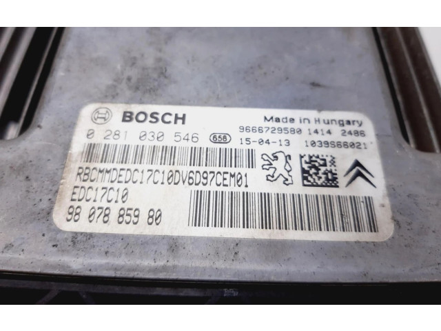 Блок управления двигателем Блок управления 9807885980 Peugeot 2008 I