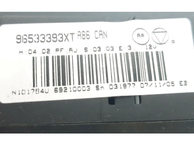 Блок управления климат-контролем 9658556880 Citroen C2