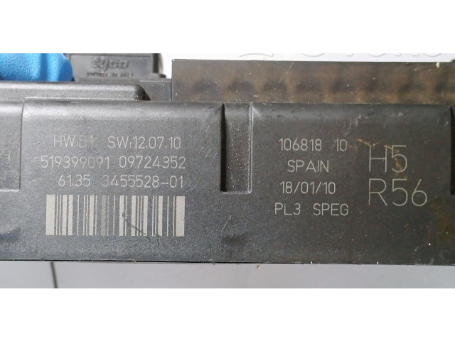 Блок предохранителей 3455528, 6135345552801   Mini One - Cooper Coupe R56    