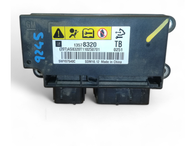 Блок подушек безопасности 13583431, 13578320-5WY87540C   Chevrolet Aveo