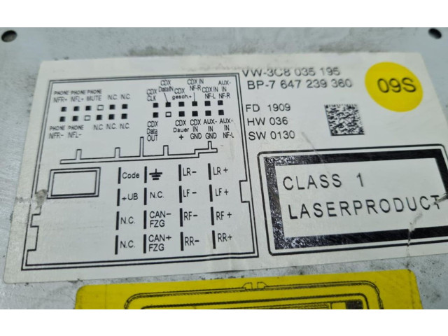 Дисплей    3C8035195, 3C8035195   Volkswagen Golf VI