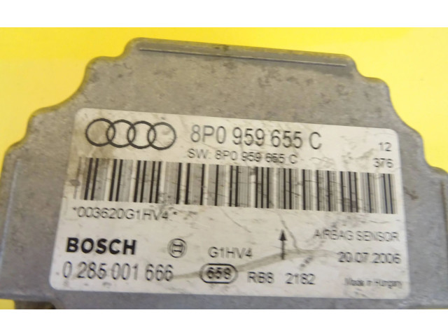 Блок подушек безопасности 8P0959655C, 0285001666   Audi A3 S3 8L