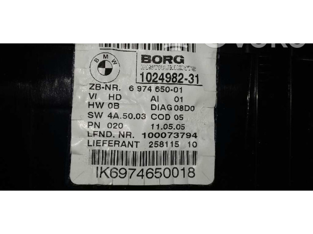 Přístrojová deska BMW 1 E81 E87 2005 697465001, 102498231