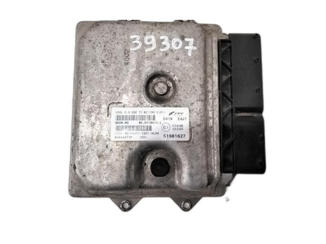 Блок управления впрыском 51953628, 312A2000   Fiat 500L