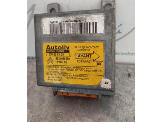 Блок подушек безопасности 550538900, 550538900 Citroen Xsara