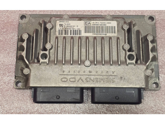 Блок управления коробкой передач 9661983980, S126024101C   Citroen C5