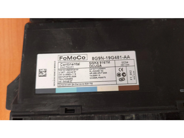 Блок комфорта 8G9N19G481AA, 5WK49167M   Jaguar XF   