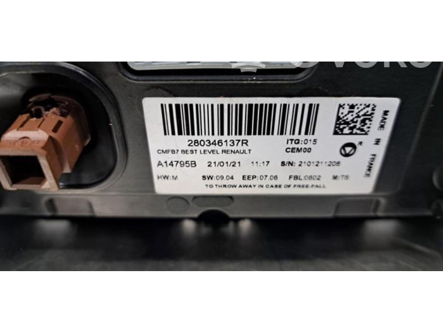 Дисплей    280346137R   Renault Clio V