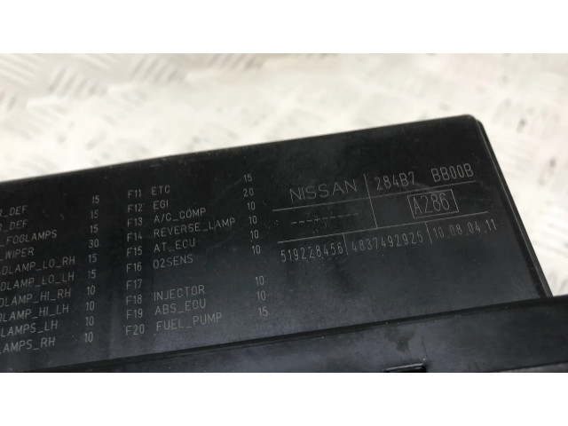 Pojistková skříňka 284B7BB00B Nissan Qashqai+2 2014