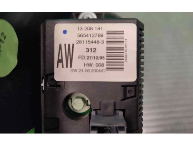 Дисплей    13208191, 13208191   Opel Meriva A