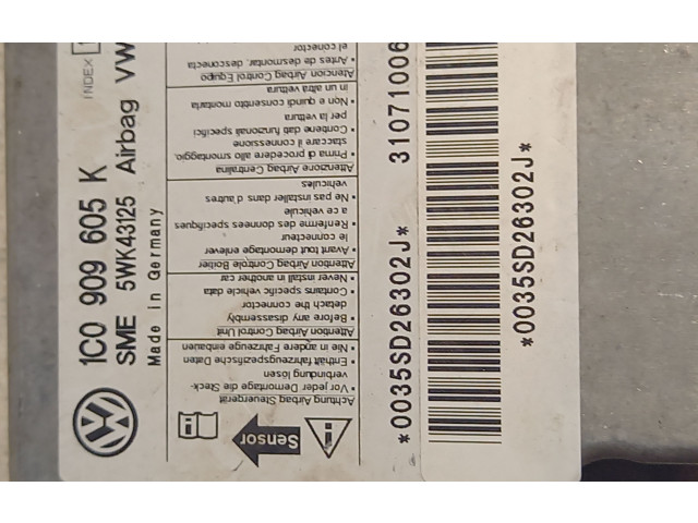 Zpětné zrcátko Volkswagen Polo IV 9N3 2008 1C0909605K, 5WK43125