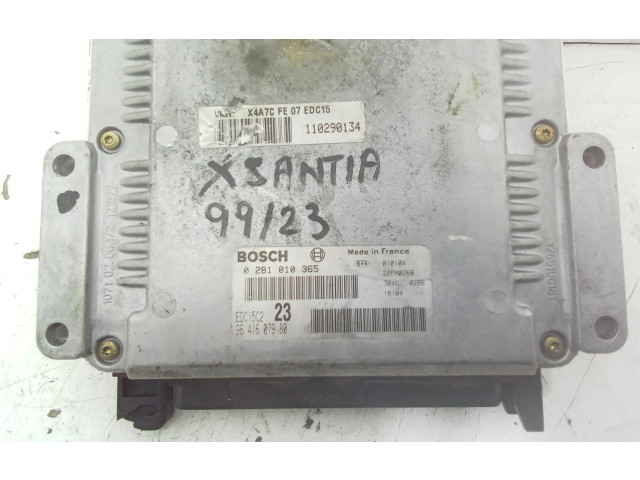 Комплект блоков управления 0281010365, 0281010365 Citroen Xantia