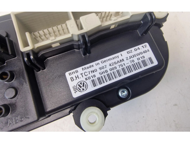 Блок управления климат-контролем 7N0907426AM Volkswagen Touran II