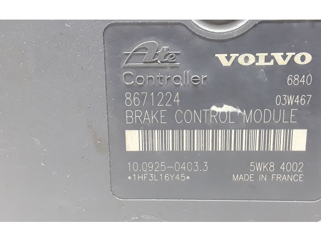 Блок АБС P08671225, 8671224   Volvo  XC90  2003 - 2006 года