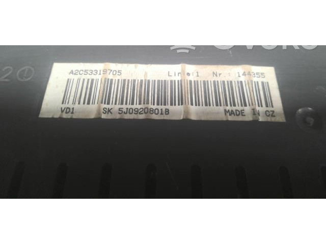 Панель приборов 5J0920811BKD0 Skoda Fabia Mk2 (5J)