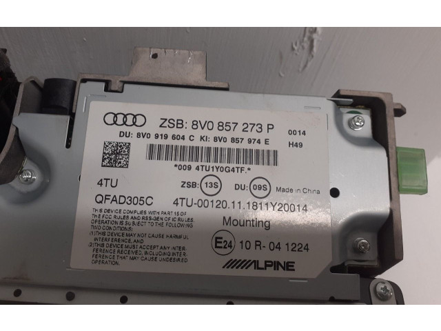 Дисплей    8V0857273P, 8V0857273P   Audi A3 S3 8V