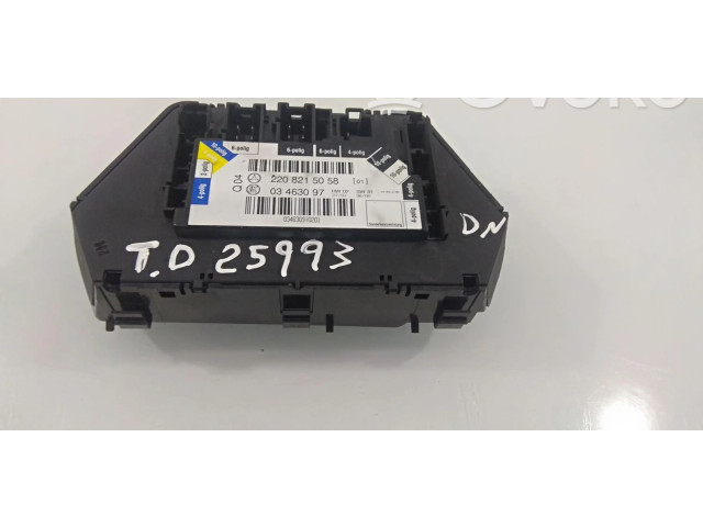 Блок управления двигателя A0265456832, 0261206302   Mercedes-Benz S W220