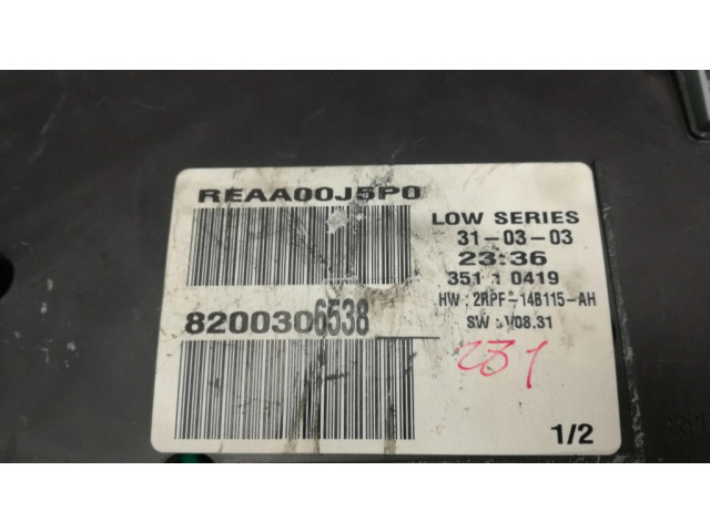 Přístrojová deska Renault Megane II 2006 2RPF10A855AD, 8200306538