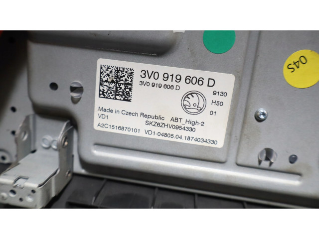 Радио/ проигрыватель CD/DVD / навигация Skoda Superb B8 (3V)