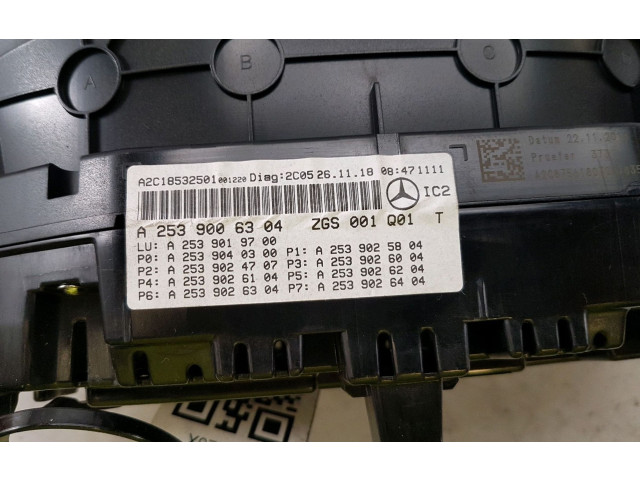 Přístrojová deska Mercedes-Benz GLC X253 C253 2018 2539008704