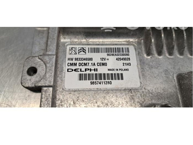 Řídící jednotka 9833346580 Peugeot Expert 2023
