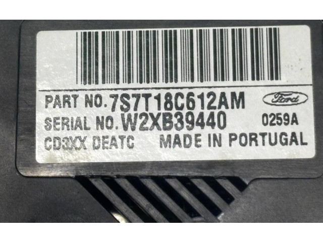 Блок управления климат-контролем 7S7T18C612AM   Ford S-MAX