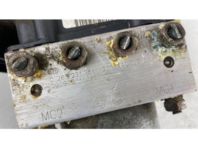 Блок АБС 27534AG020, 0265231381 Subaru Outback 2004-2006 года