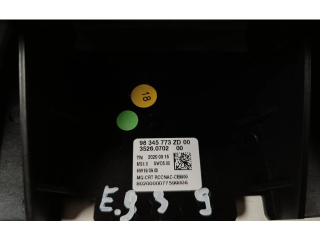 Дисплей    98345773   Peugeot Partner III