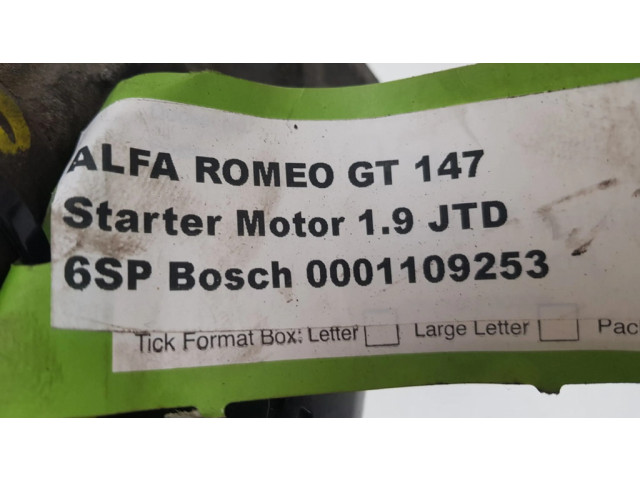 Стартер  0001109253   Alfa Romeo GT